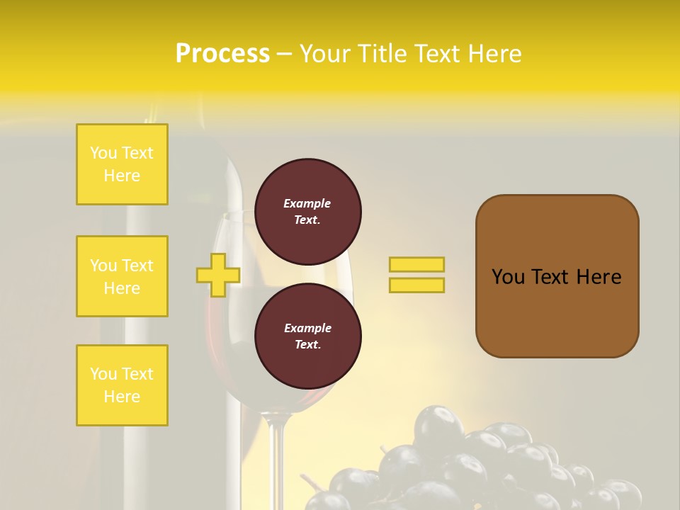 Wine Glass Gourmet PowerPoint Template