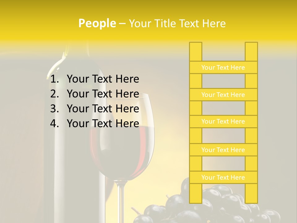 Wine Glass Gourmet PowerPoint Template