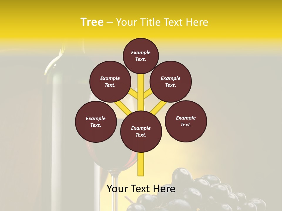 Wine Glass Gourmet PowerPoint Template