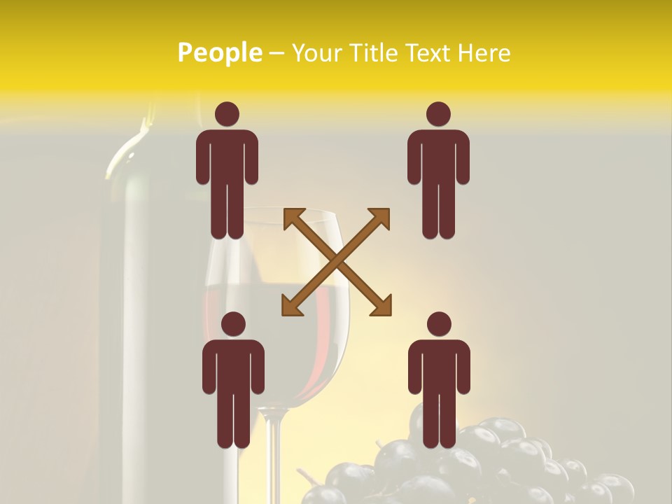 Wine Glass Gourmet PowerPoint Template