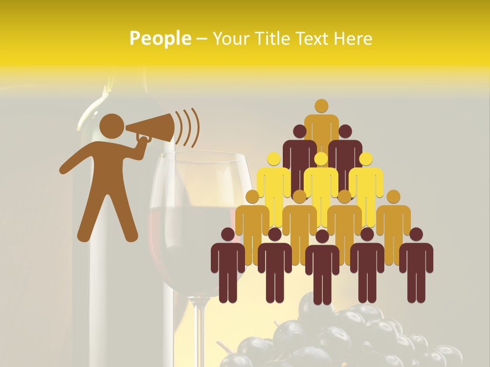 Wine Glass Gourmet PowerPoint Template