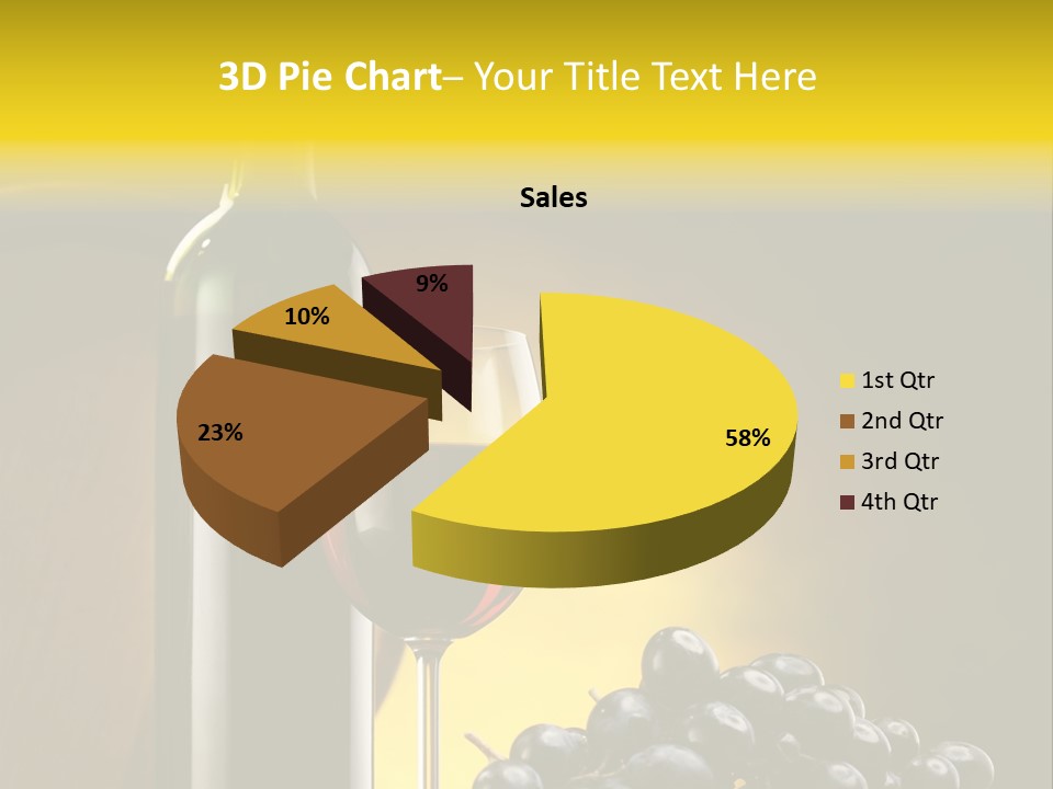Wine Glass Gourmet PowerPoint Template