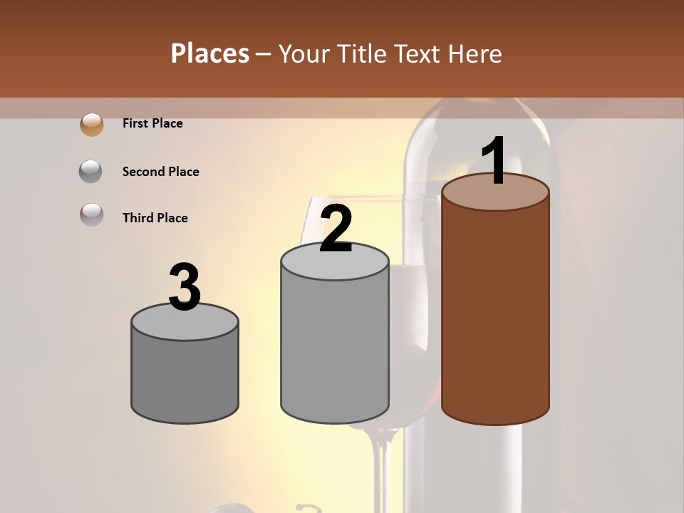 Walnut Gourmet Alcohol PowerPoint Template