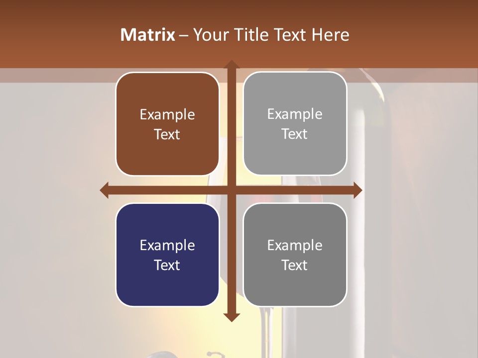 Walnut Gourmet Alcohol PowerPoint Template