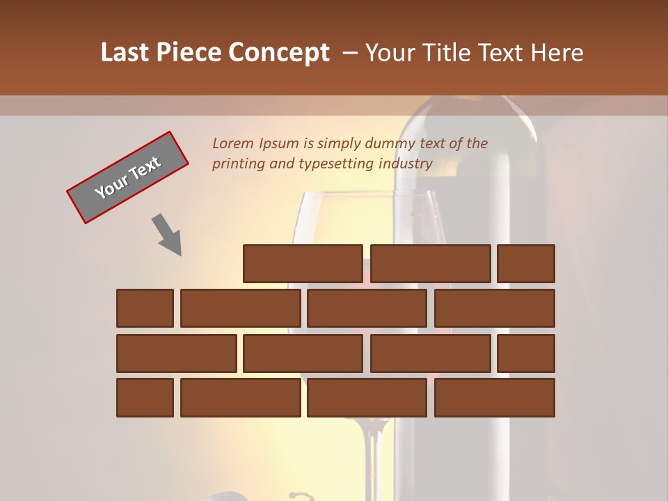 Walnut Gourmet Alcohol PowerPoint Template