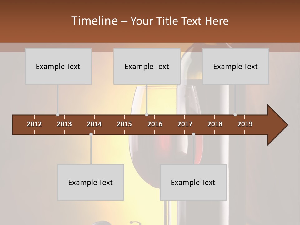 Walnut Gourmet Alcohol PowerPoint Template