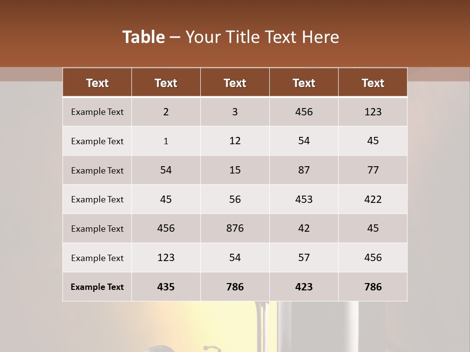 Walnut Gourmet Alcohol PowerPoint Template