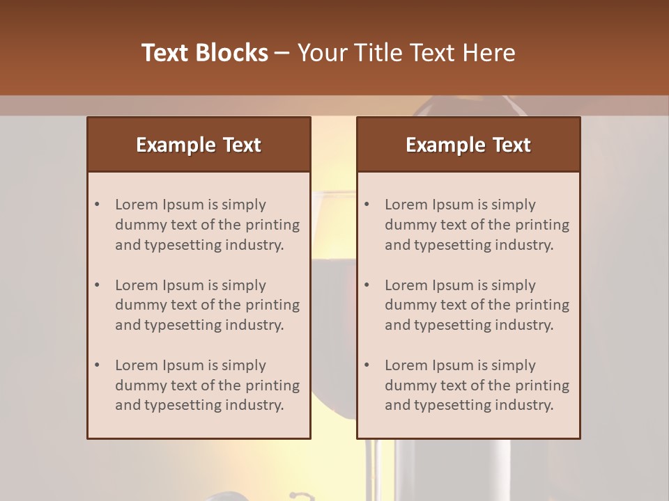 Walnut Gourmet Alcohol PowerPoint Template
