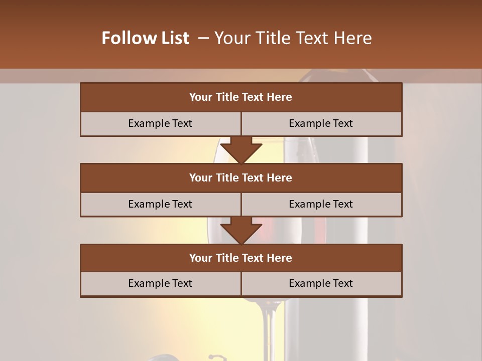 Walnut Gourmet Alcohol PowerPoint Template