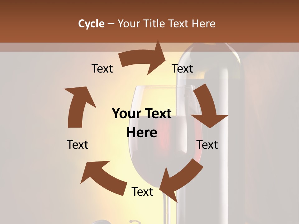 Walnut Gourmet Alcohol PowerPoint Template