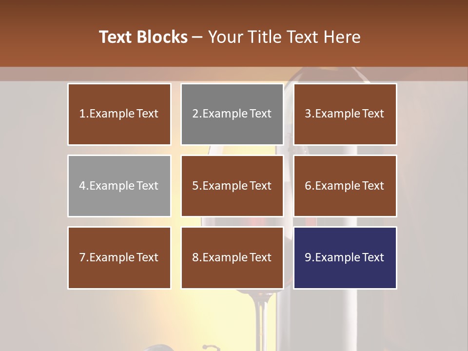 Walnut Gourmet Alcohol PowerPoint Template