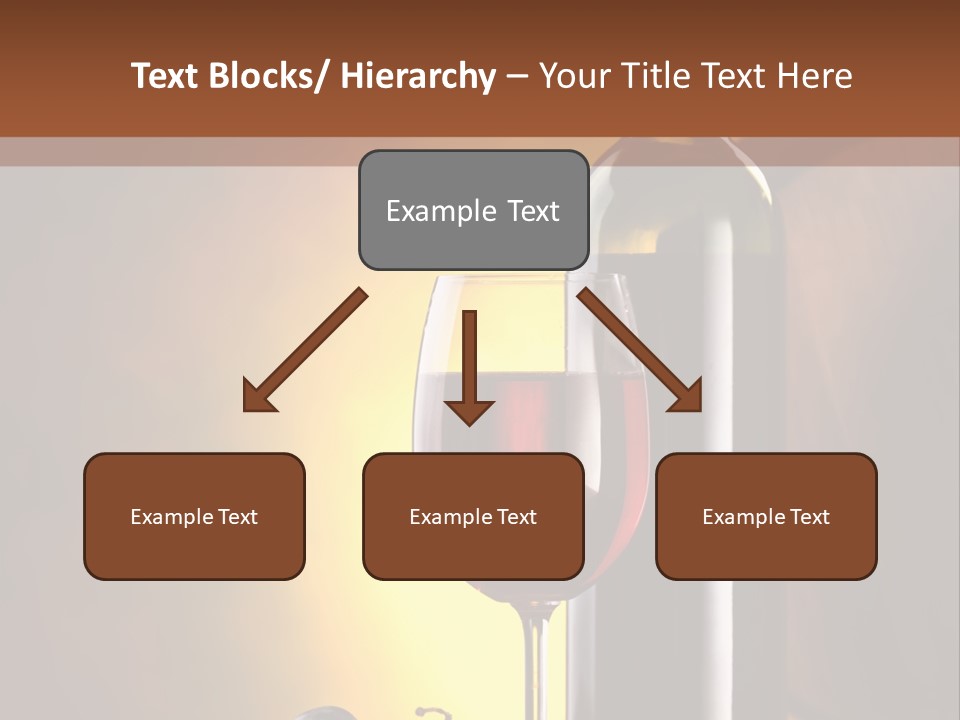 Walnut Gourmet Alcohol PowerPoint Template