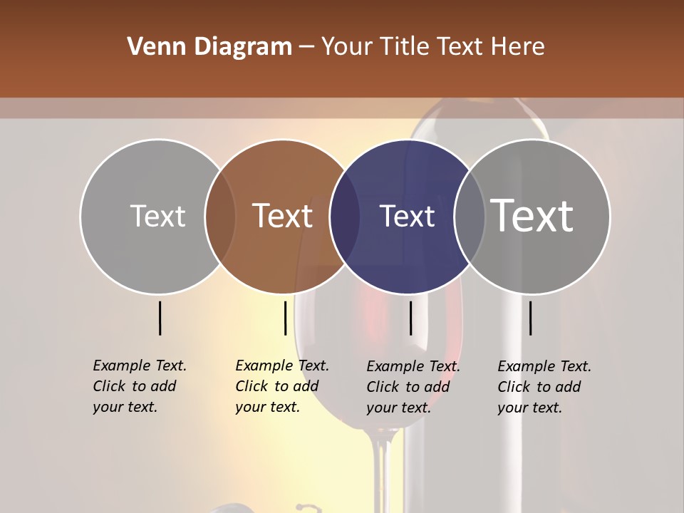 Walnut Gourmet Alcohol PowerPoint Template