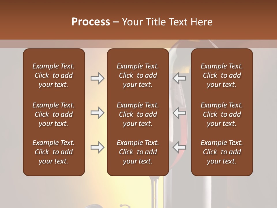 Walnut Gourmet Alcohol PowerPoint Template