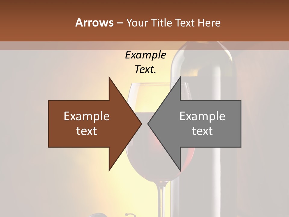 Walnut Gourmet Alcohol PowerPoint Template