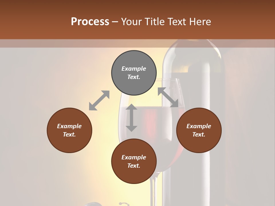Walnut Gourmet Alcohol PowerPoint Template