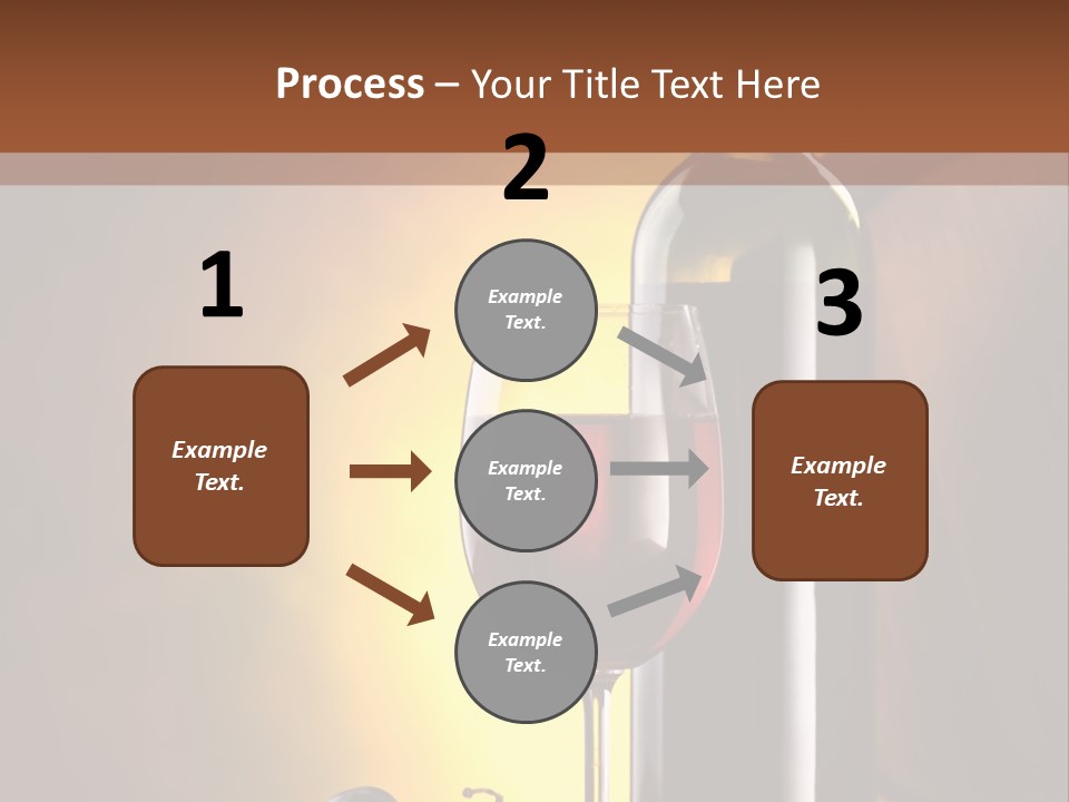 Walnut Gourmet Alcohol PowerPoint Template