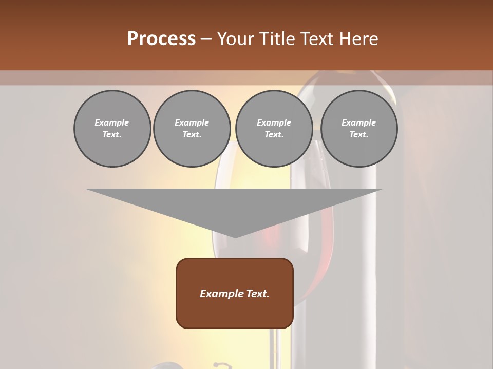 Walnut Gourmet Alcohol PowerPoint Template