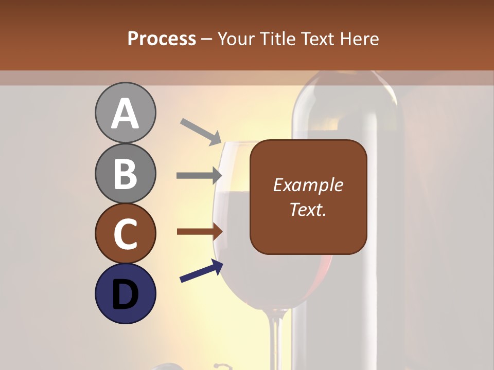 Walnut Gourmet Alcohol PowerPoint Template