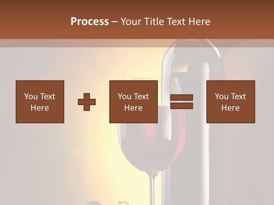 Walnut Gourmet Alcohol PowerPoint Template