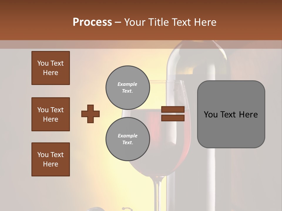 Walnut Gourmet Alcohol PowerPoint Template
