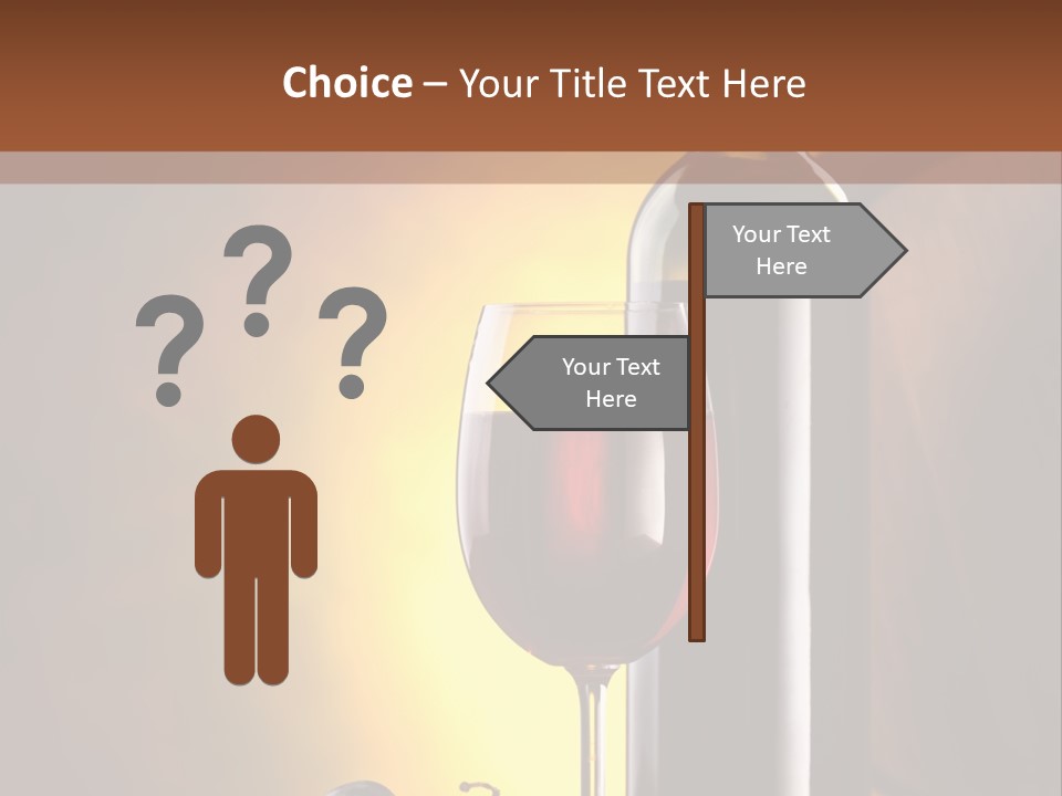 Walnut Gourmet Alcohol PowerPoint Template