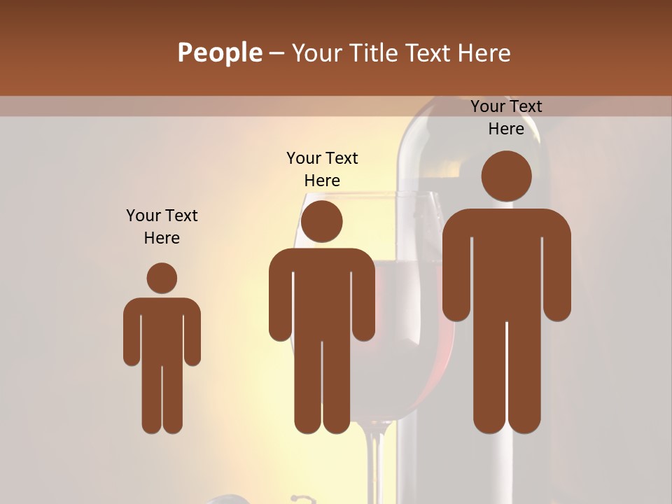 Walnut Gourmet Alcohol PowerPoint Template