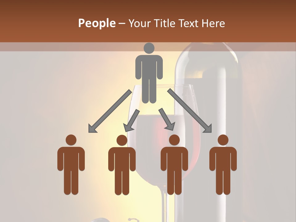 Walnut Gourmet Alcohol PowerPoint Template