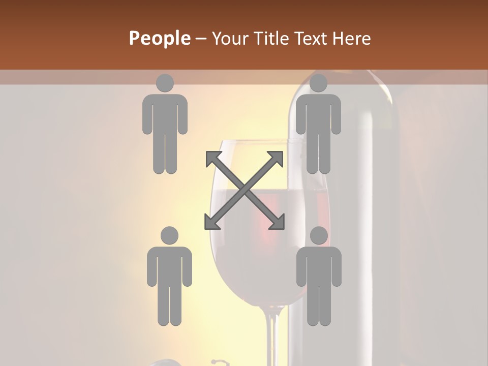 Walnut Gourmet Alcohol PowerPoint Template