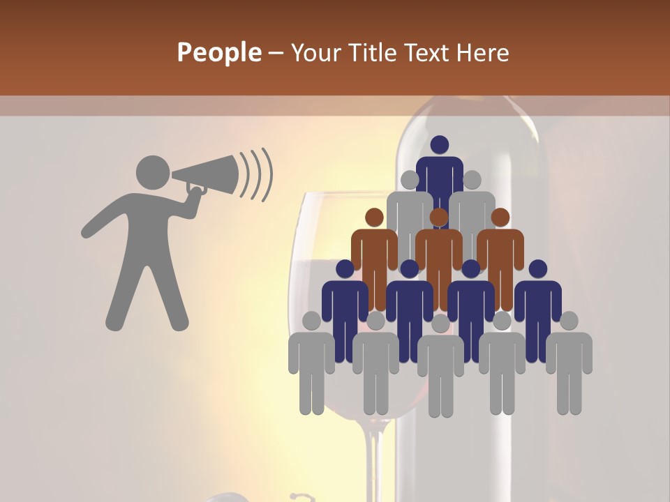 Walnut Gourmet Alcohol PowerPoint Template