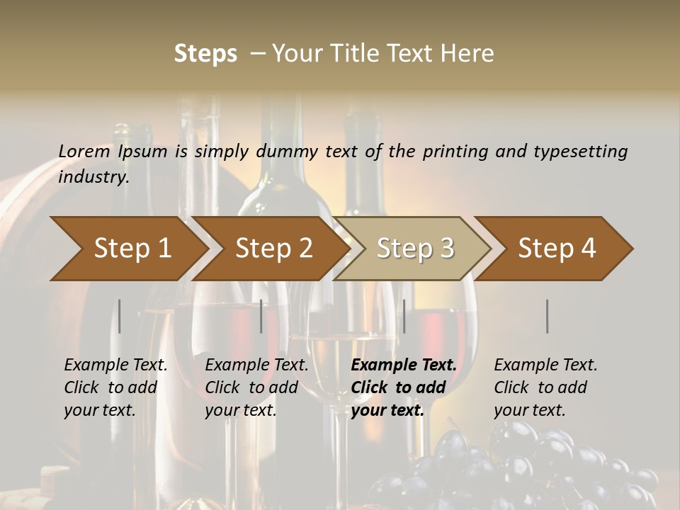 Drink Food Brown PowerPoint Template