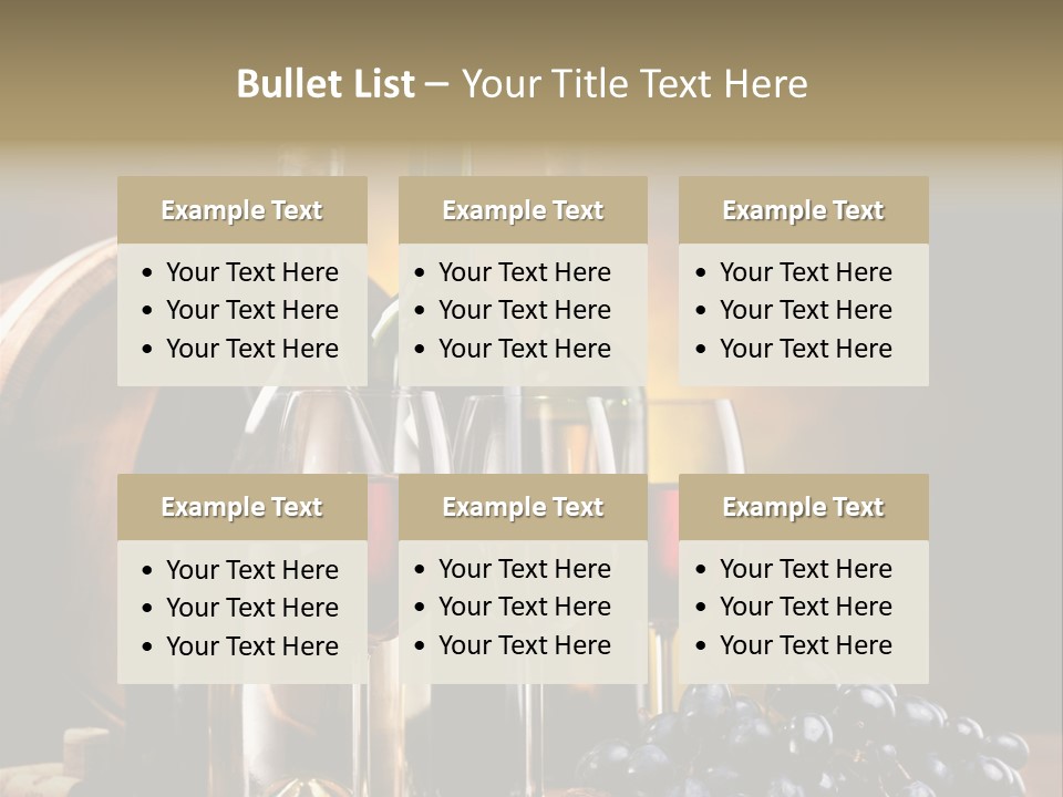 Drink Food Brown PowerPoint Template