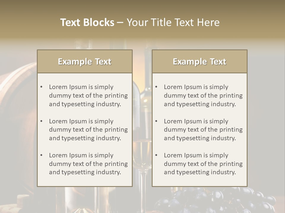 Drink Food Brown PowerPoint Template