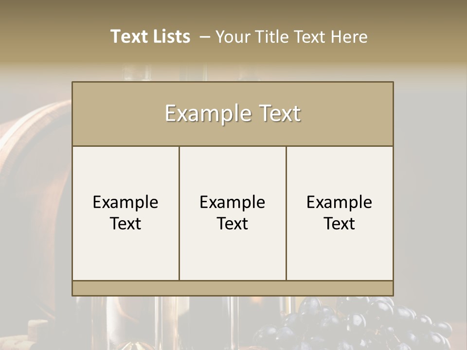Drink Food Brown PowerPoint Template