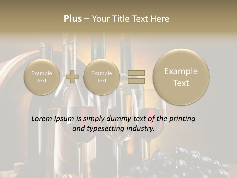 Drink Food Brown PowerPoint Template