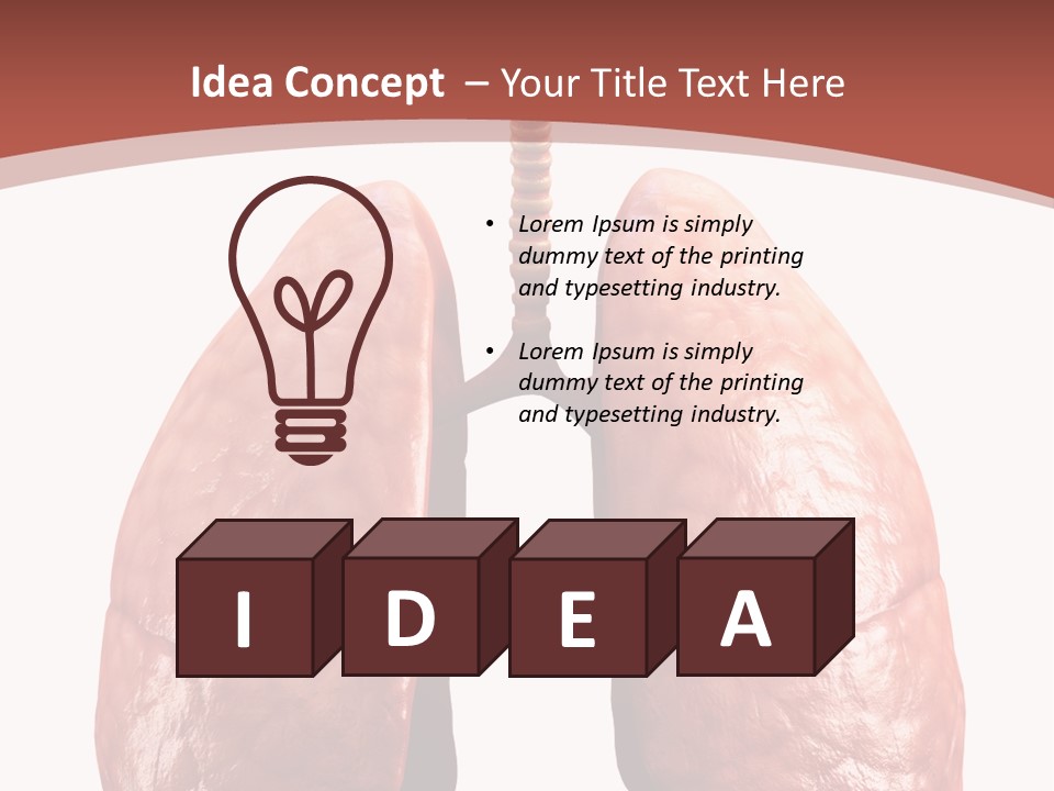 Illustration Colorful Close Up PowerPoint Template