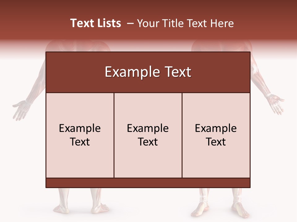 Muscle Angle System PowerPoint Template