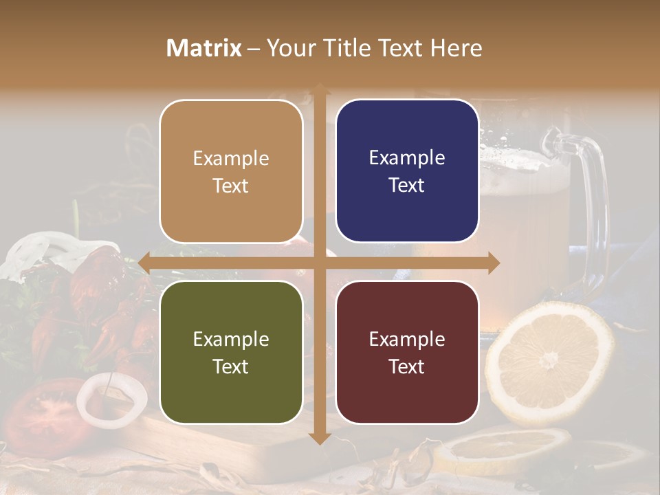 Tomato Onion Food PowerPoint Template