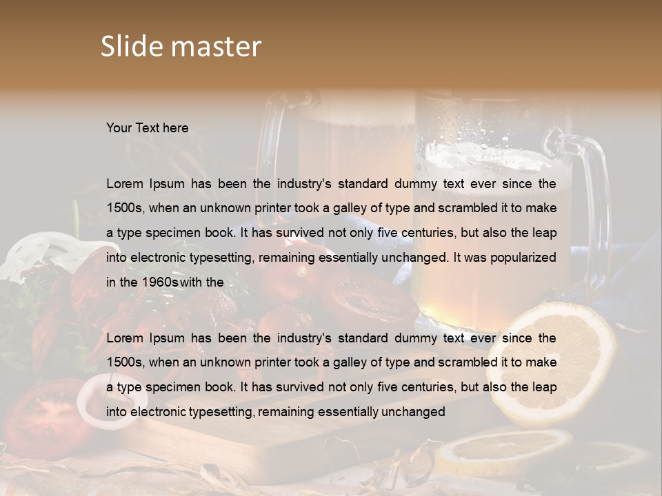 Tomato Onion Food PowerPoint Template