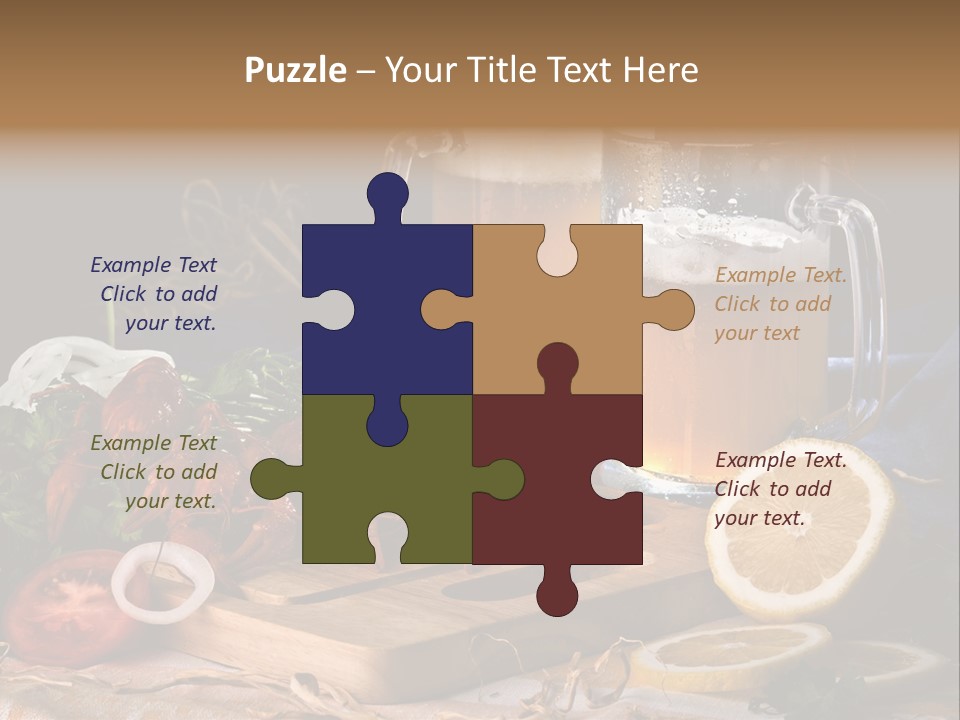 Tomato Onion Food PowerPoint Template