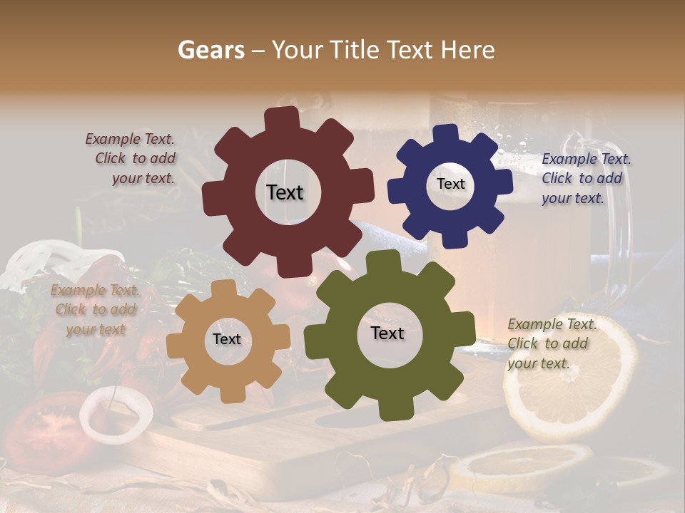 Tomato Onion Food PowerPoint Template