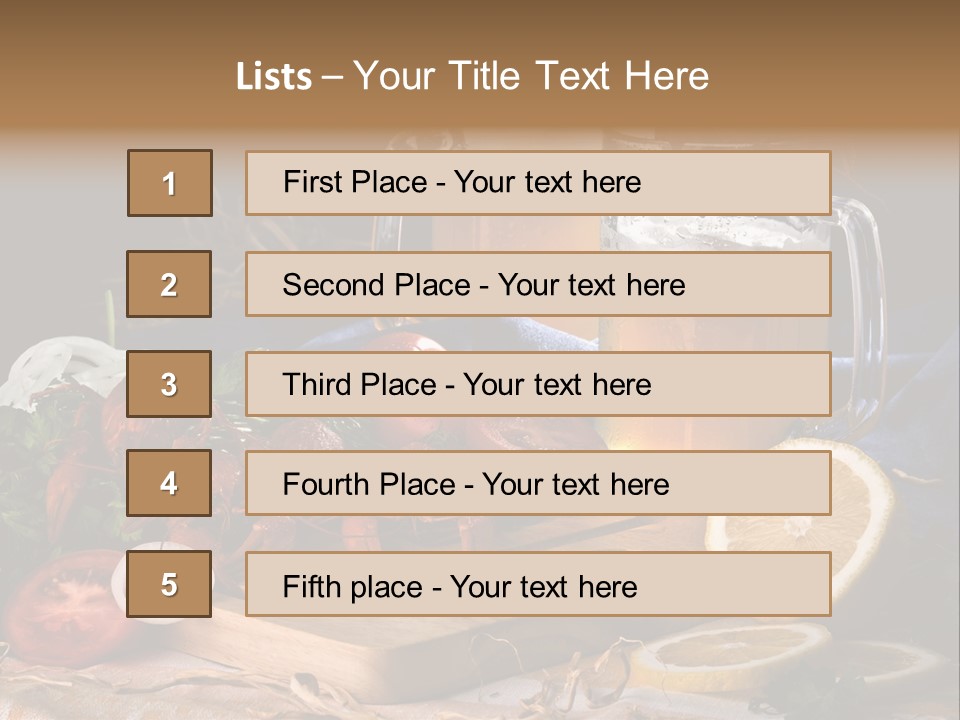 Tomato Onion Food PowerPoint Template
