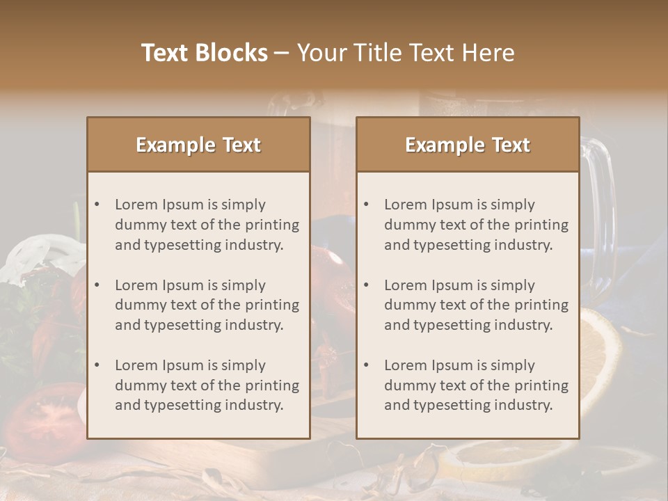 Tomato Onion Food PowerPoint Template