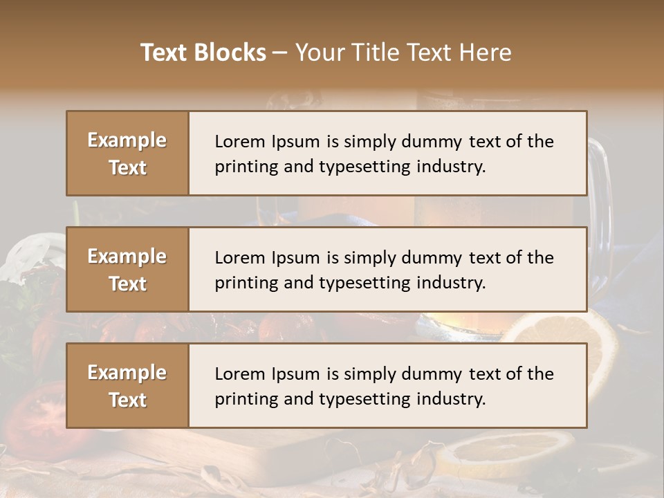 Tomato Onion Food PowerPoint Template