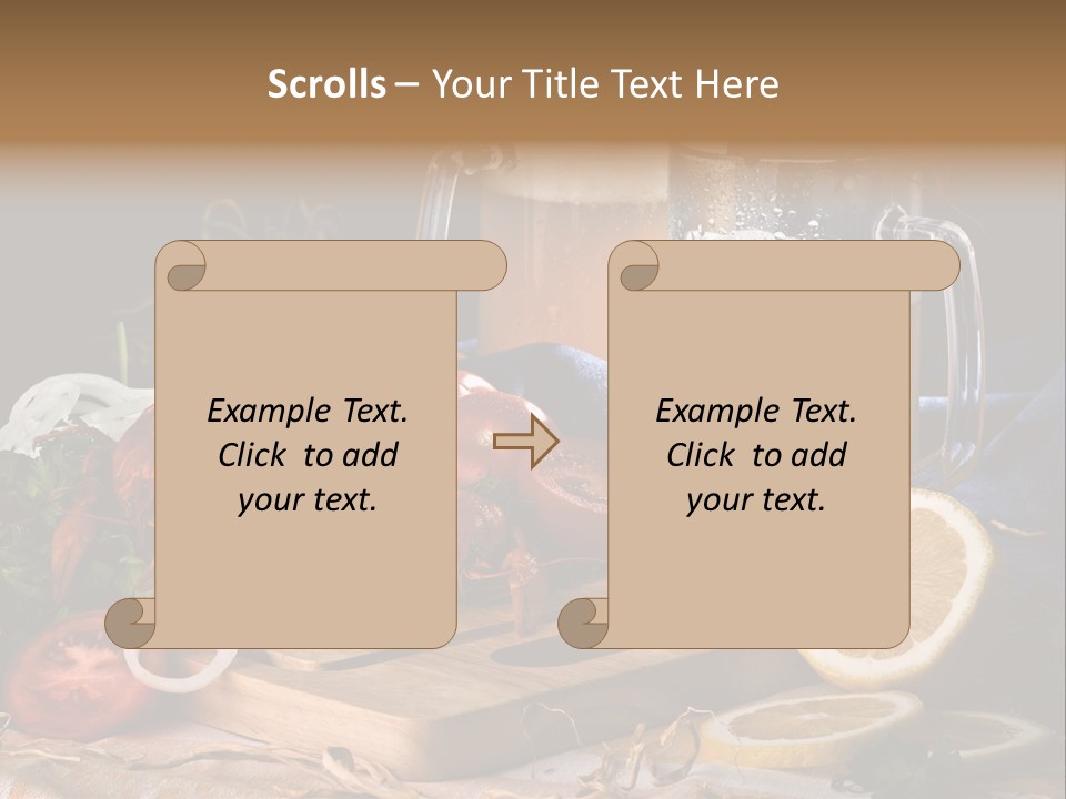 Tomato Onion Food PowerPoint Template
