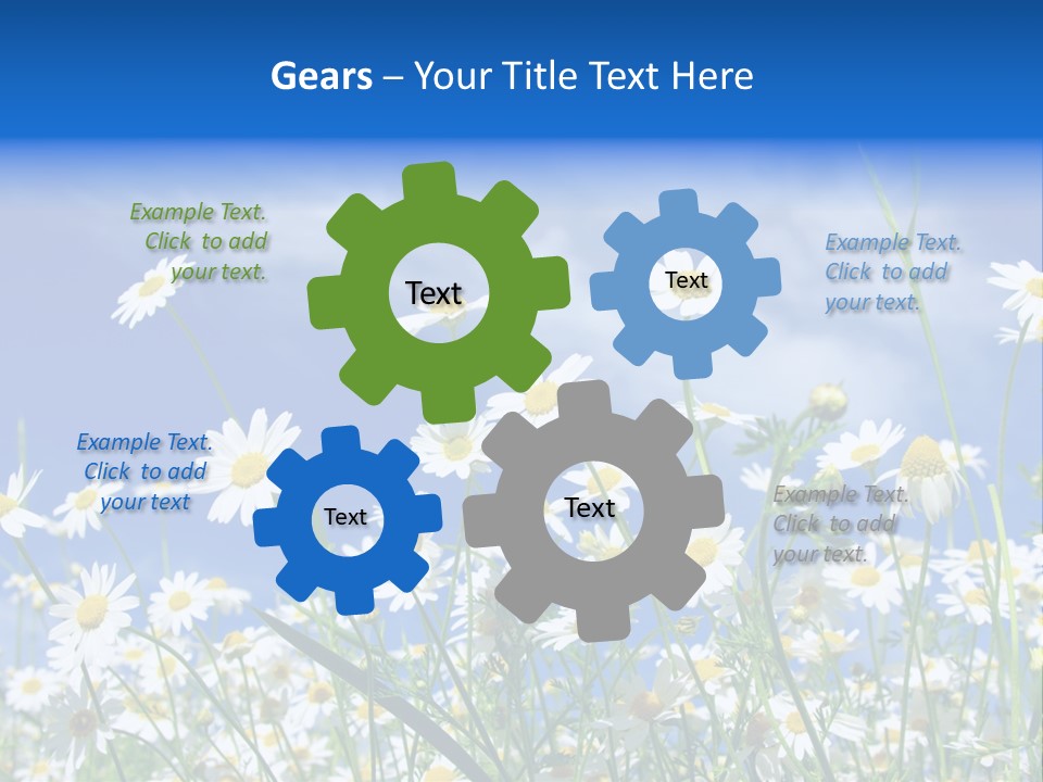 Plant Design Many PowerPoint Template
