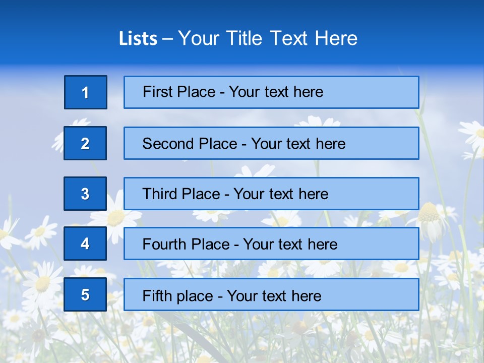 Plant Design Many PowerPoint Template