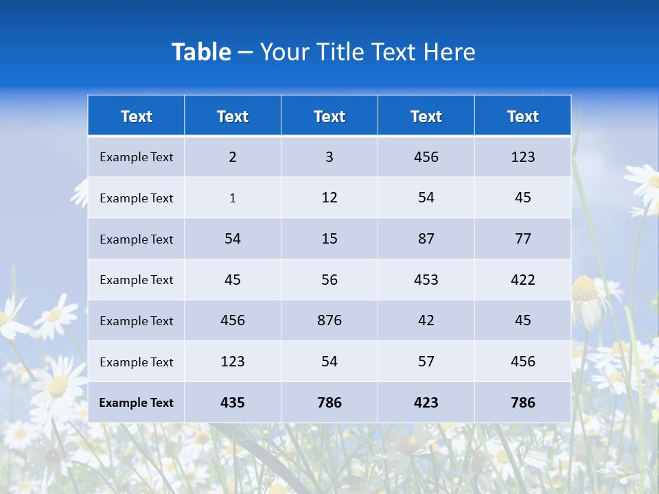 Plant Design Many PowerPoint Template