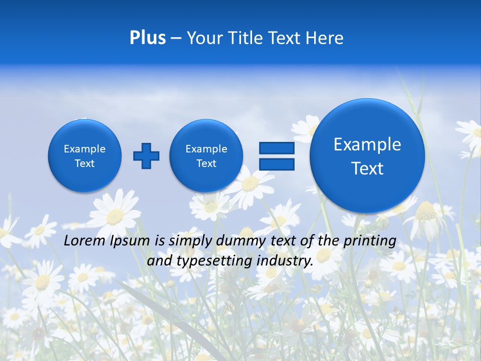Plant Design Many PowerPoint Template