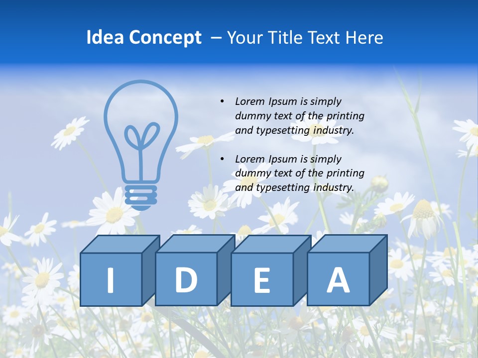 Plant Design Many PowerPoint Template